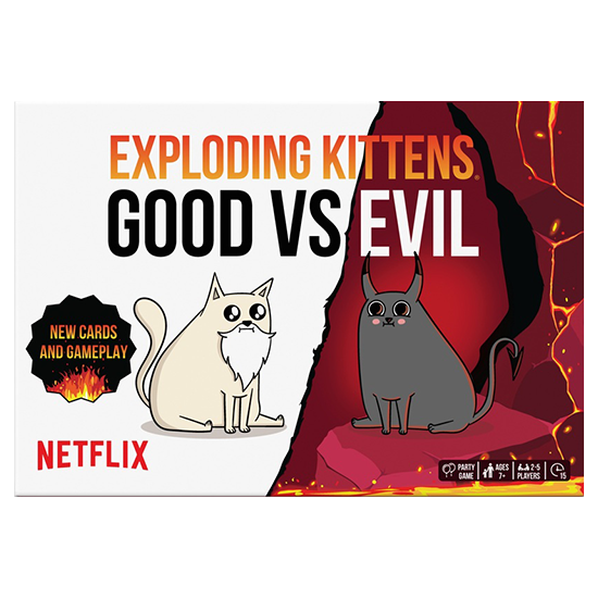 Exploding Kittens Good vs Evil (Nordisk) Kortspill