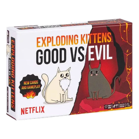 Exploding Kittens Good vs Evil (Nordisk) Kortspill