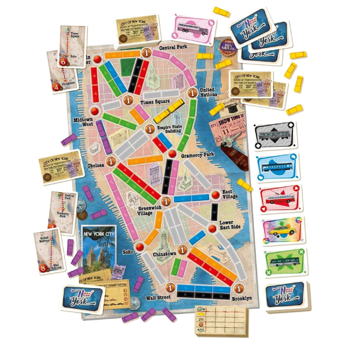 Ticket To Ride New York (Nordisk) Brettspill