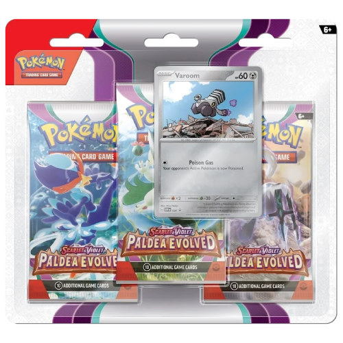 Pokemon TCG Paldea Evolved 3PK Blister