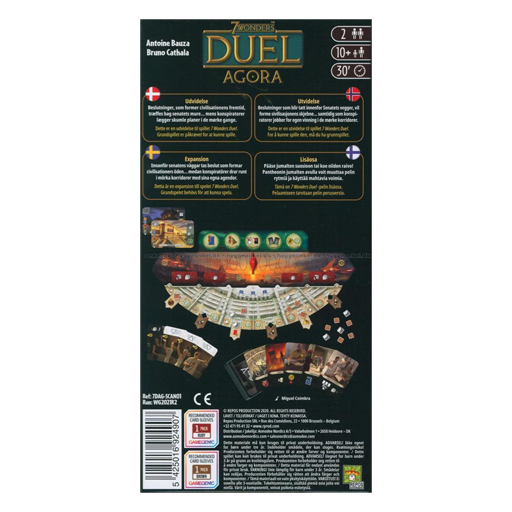 7 Wonders Duel Agora - Utvidelsespakke (Nordisk) Brettspill