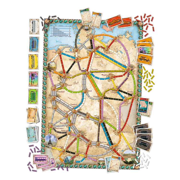 Ticket to Ride Germany Brettspill