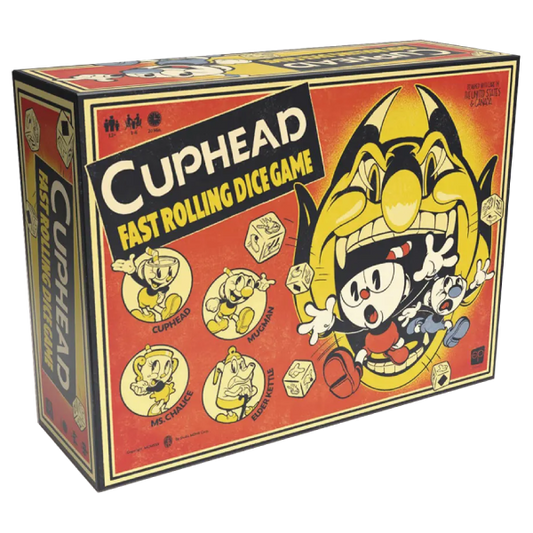 Cuphead Fast Rolling Dice Game Brettspill