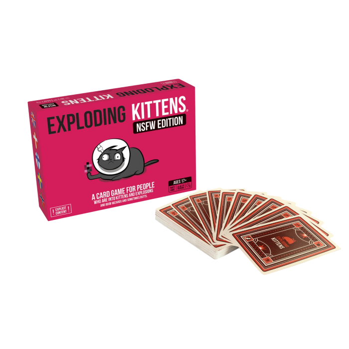 Exploding Kittens NSFW Edition Pink (Nordisk) Kortspill